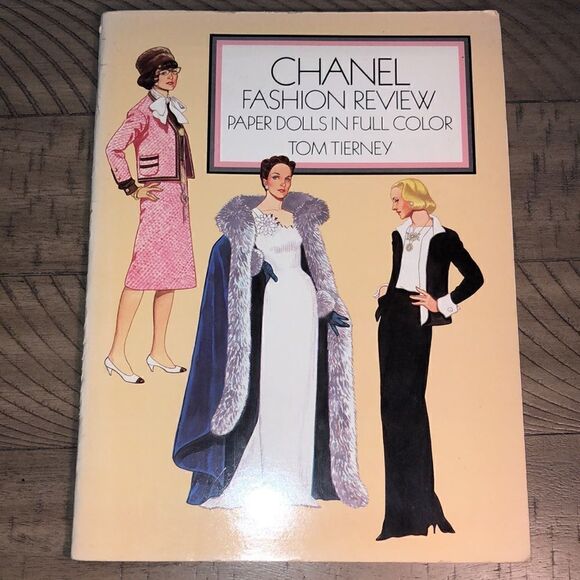 Chanel Fashion Review Paper Dolls in Full Color by Tom Tierney. 1986. Ultra Rare - Picture 7 of 17